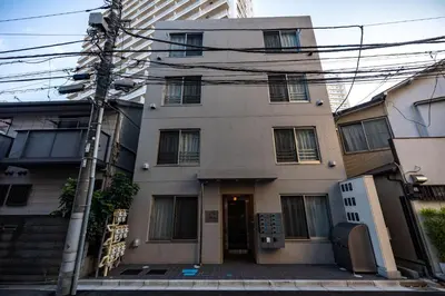 an apartment building with a door in front of it at Marvelous Koiwa - Vacation STAY 44643v in Tokyo