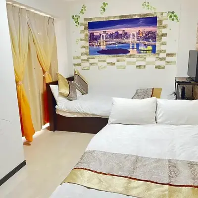 403 Oshiage sta 3mins walk! Wi-Fi & Elevator 4pax