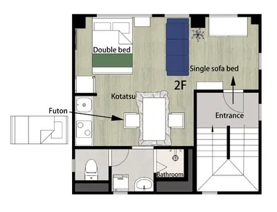 a floor plan of a house at Tokyo Asakusa New Condo Sensoji-6min in Tokyo