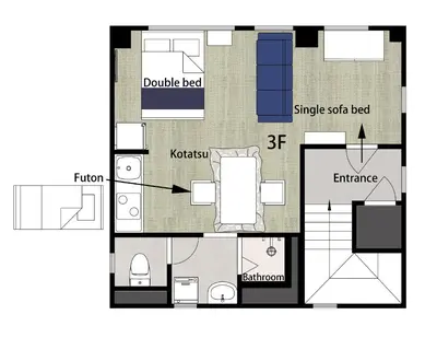 a floor plan of a house at Tokyo Asakusa New Condo Sensoji-6min in Tokyo