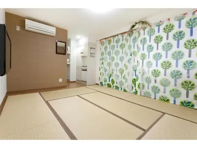a room with a hallway with a wall at Hotel Hanabi - Vacation STAY 67144v in Tokyo