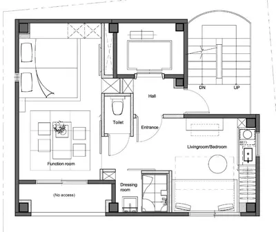 a floor plan of a house at LiveGRACE Mabuji Park Hotel - Vacation STAY 51943v in Tokyo
