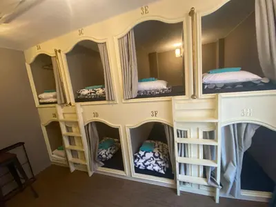 a bunk bed in a room with some bunk beds at 54Journey Roppongi in Tokyo