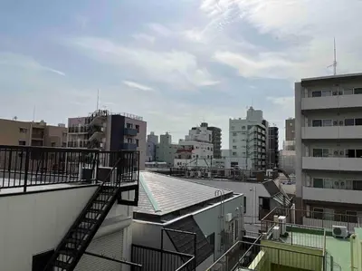 a view of a city skyline with buildings at 203 Oshiage sta 3mins walk! Wi-Fi Elevator 4pax in Tokyo