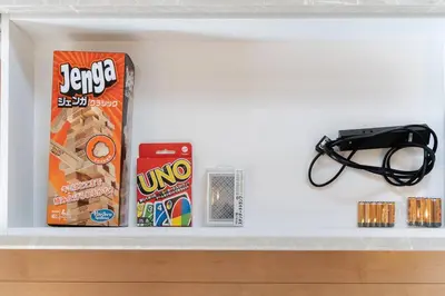 a shelf with snacks and other items on it at Generous Forest 301 in Tokyo