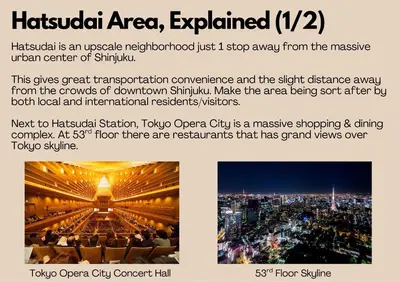 a flyer for an event in a city at night at ACOE HATSUDAI - 4BR Entire Home Upscale Area in Tokyo