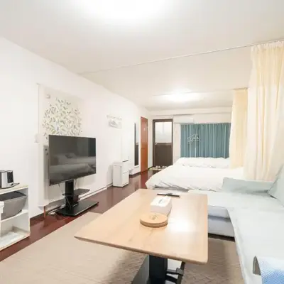 Ikebukuro East Exit Queen Bed Room