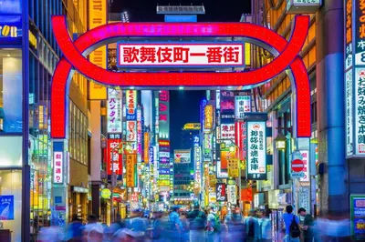 a crowd of people walking down a busy city street at BISK PARK TOKYO - 4LDK&2Bath Spacious House - Easy Access to Asakusa, Skytree & Airport in Tokyo