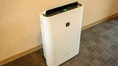 a white appliance sitting on the corner of a wall at HOTEL MYSTAYS Higashi Jujo in Tokyo
