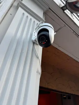 a security camera on the side of a building at #4New open 3stops to Shinjuku spacious stylish apartment in Tokyo