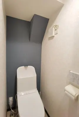 a bathroom with a white toilet in a room at belle via tokyo - Vacation STAY 61564v in Tokyo
