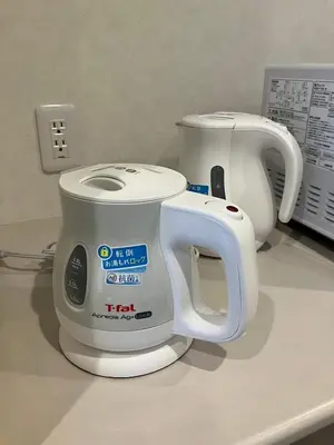 two appliances sitting on top of a counter at Hotel PRELE in Tokyo