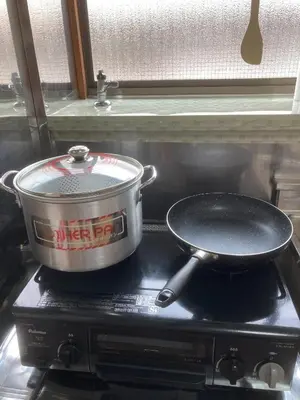 a pot sitting on top of a stove at Stay Dream Hotel - Vacation STAY 75122v in Tokyo