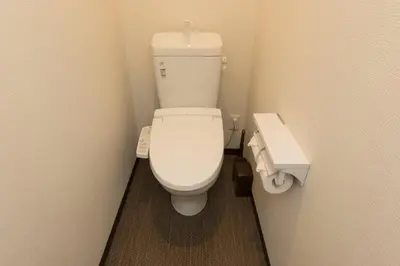 a bathroom with a white toilet in a stall at Ryoma Ikebukuro female only -Guest House- Vacation STAY 16045v in Tokyo