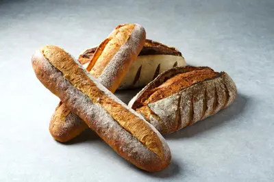 three hot dogs and a loaf of bread at Premier hotel -CABIN PRESIDENT- Tokyo in Tokyo