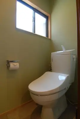 a white toilet in a bathroom with a window at futaba heights - Vacation STAY 15415 in Tokyo