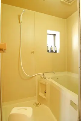 a bathroom with a shower and a tub and a toilet at futaba heights - Vacation STAY 15415 in Tokyo