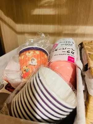 a box of food with sushi and other food items at Sky house\u6674\u7a7a\u5854\u89c2\u666f\u9633\u53f0-03 in Tokyo