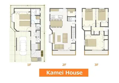 a detailed floor plan of a kamar house at Kamei House - Vacation STAY 07100v in Tokyo