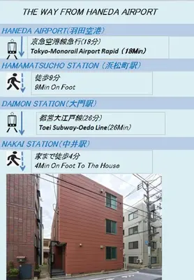 a screenshot of a website with descriptions of a building at Shinjuku colorbee pretty house103 in Tokyo