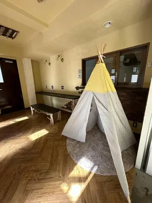 a room with a tent in the middle of a room at PAThouse\u53f0\u4e1cAsakusa\u5e97 in Tokyo