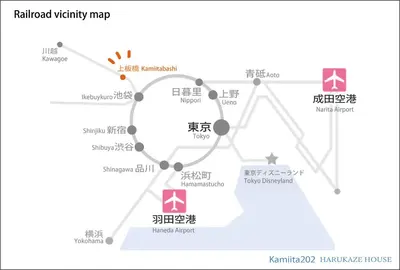 a map of the tariffarity map of korea at HARUKAZE HOUSE in Tokyo