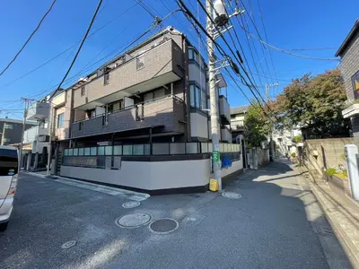 a building on the side of a street at LUANA in SHIBUYA in Tokyo
