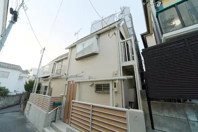 an external view of a house at Shinjuku 'Deep Lane' Villa in Tokyo