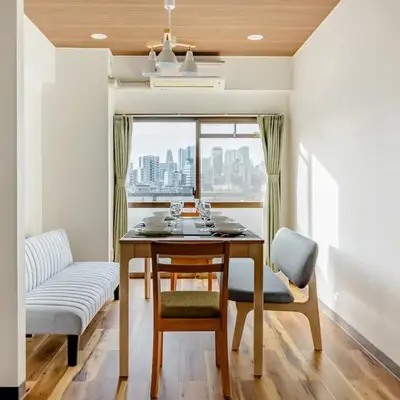 Shinjuku 10min Top FL Apartment -3min to Sta -Max6ppl 3bd