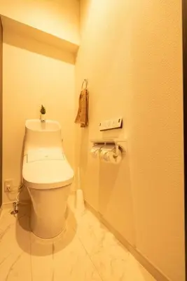 a bathroom with a white toilet in a room at D\u58a8\u7530\u533a\u6c11\u5bbf.\u6674\u7a7a\u5854.\u6d45\u8349\u5bfa\u5546\u5708.\u72ec\u680b\u522b\u5885.\u76f4\u8fbe\u673a\u573a\u3001\u6da9\u8c37\u3002\u65b0\u623f\u6e90.\u5c0f\u578b\u5ba4\u5185\u505c\u8f66\u4f4d\u3002 in Tokyo