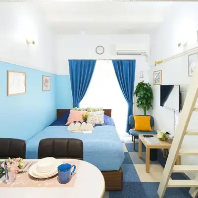 SC 102 Cozy Private Stay with Loft Near Station Free WiFi