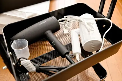 a microphone and other electronic equipment in a box at Mi-WIND SHINJUKU in Tokyo
