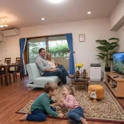 Family-Friendly 2BR Apt in Tokyo 3 min to Yahiro St ation
