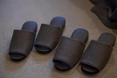 a group of four different colored rolls of thread at lucky aoto - Vacation STAY 16176 in Tokyo