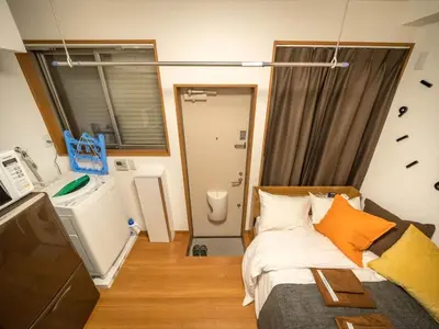 a hospital room with a bed and a toilet at Maison de Takinogawa - Vacation STAY 16164 in Tokyo