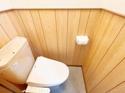 a bathroom with a white toilet in a room at \u6c60\u888b2\u52065\u4eba\u53ef in Tokyo