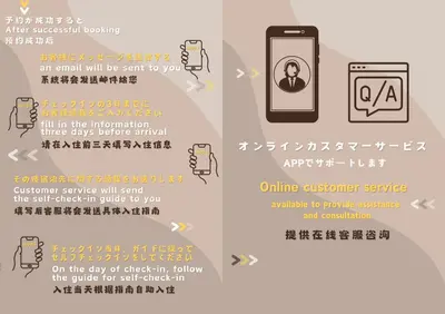 a set of threeographics with a smartphone with a picture of a man on it at 交通便利 山手線池袋駅 徒歩6分 東池袋駅徒歩3分 2~5人 エレベーター WIFI 新宿/渋谷/銀座/築地/浅草/原宿近い！ in Tokyo