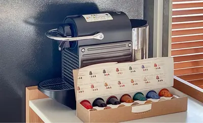 a box of easter eggs next to a machine at Residential Voyan Minamisunacho - Vacation STAY 14988v in Tokyo