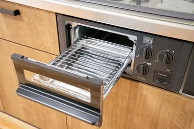 an oven with an open door in a kitchen at Liberty Corp 101 - Vacation STAY 16233 in Tokyo