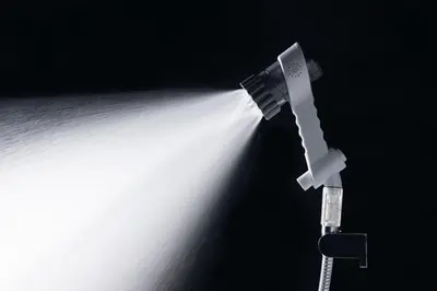 a brush is spraying white smoke into a room at Yadoya Hototogisu - Vacation STAY 37442v in Tokyo