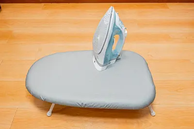 a iron is sitting on top of a chair at Himawari in Tokyo