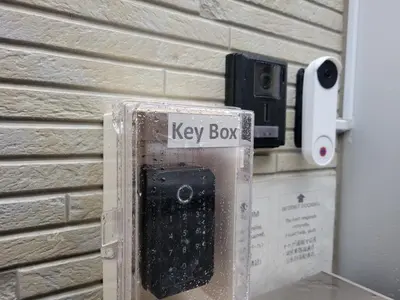 a key box on the side of a house at QiQi House serenity - Vacation STAY 43379v in Tokyo