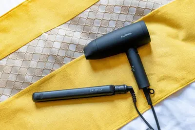 a black stompler sitting on a yellow napkin at YOYOGI PARK HOTEL in Tokyo