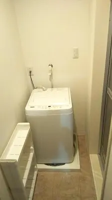 a small bathroom with a sink and a toilet at 55, Kameido-Suijin, Entire house for rent, \u4e80\u6238\u6c34\u795e in Tokyo