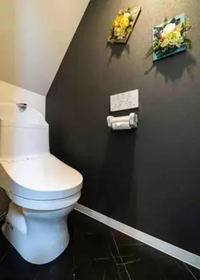 a bathroom with a white toilet in a room at 55, Kameido-Suijin, Entire house for rent, \u4e80\u6238\u6c34\u795e in Tokyo