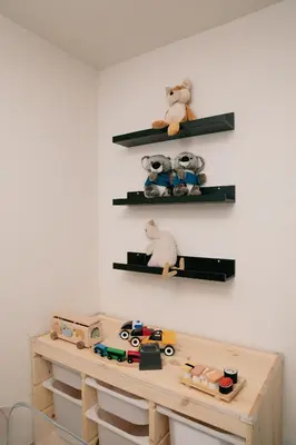 a childs room with shelves with toys on them at Eminaz Minami Otsuka 3F4F in Tokyo