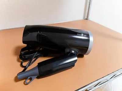 a hair dryer sitting on top of a table at Shinjuku/Shin-Okubo Sta 2min walk/Kabukicho 5 min in Tokyo