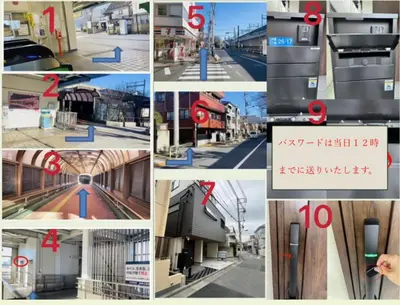 a collage of photos of buildings and a street at jr\u99c54\u5206\u65b0\u7bc992\u5e73\u7c73\u8eca\u5eab\u4ed8\u4e00\u6238\u5efa\u548c\u98a8\u5bdd\u5ba4\u5e83\u3044\u30ea\u30d3\u30f3\u30b0\u4e0a\u91ce\u79cb\u8449\u539f\u6771\u4eac\u54c1\u5ddd\u76f4\u901a in Tokyo