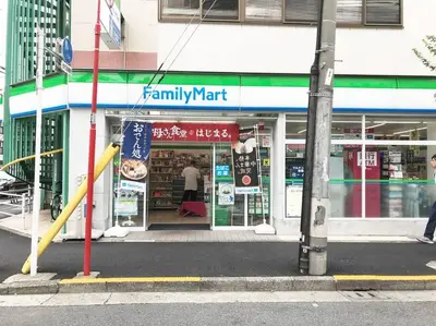 a familymart store on a city street at 801 5mins from JR Kinshicho! Near Asakusa&Skytree! in Tokyo