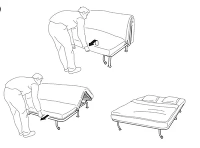 an image of a man setting up a hospital bed at 東新宿1分&新大久保10分 in Tokyo